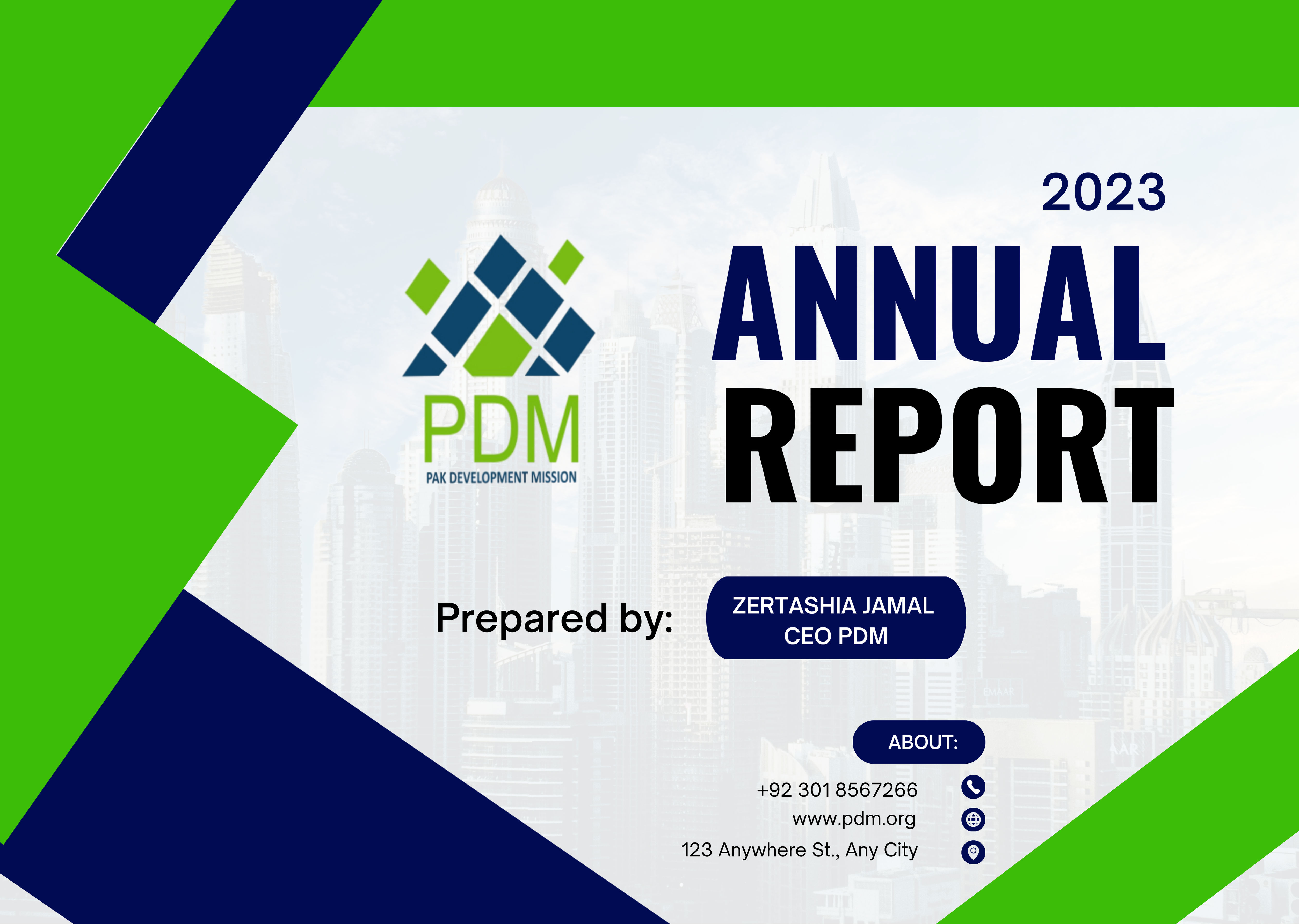PDM Annual Report 2023 Cover